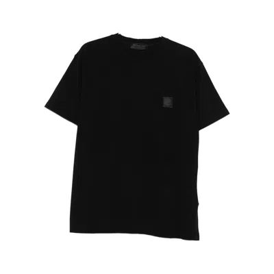 Stone Island Ghost Piece Cotton T-shirt In Black