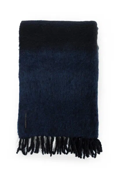 Forme D'expression Man Multicolor Scarves In Blue