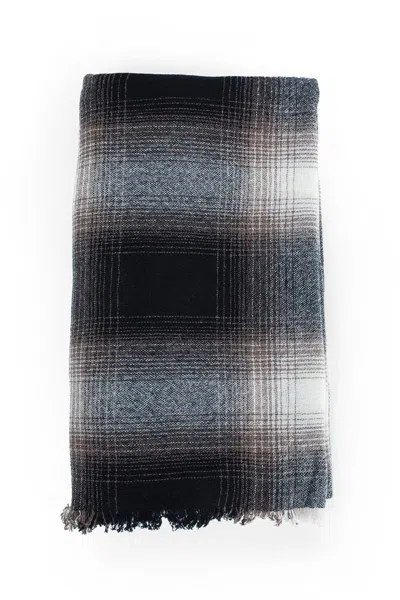Forme D'expression Man Multicolor Scarves In Gray