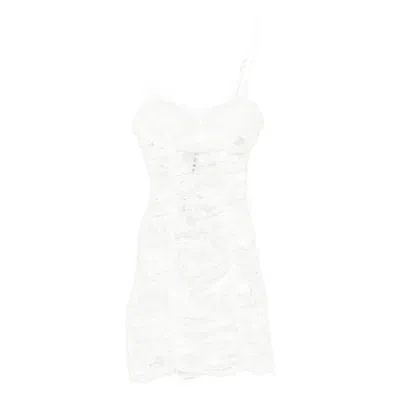 Markgong Lace Dress In White