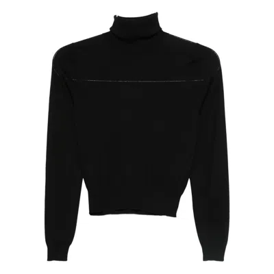 Goes Botanical Pullover Mit Rollkragen In Black