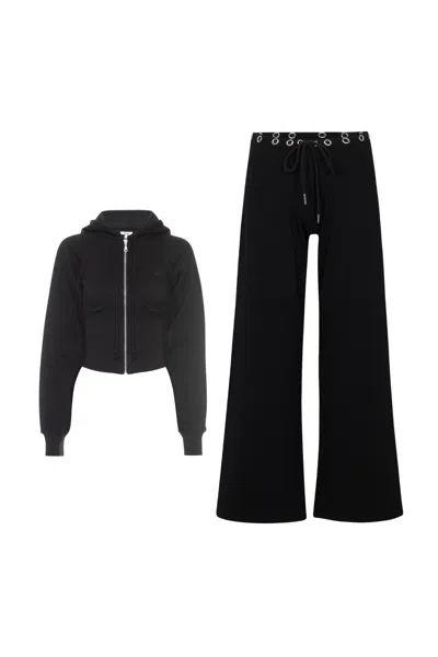 Fw25 Sadie Corset Hoodie + Zane Sweatpant In Black