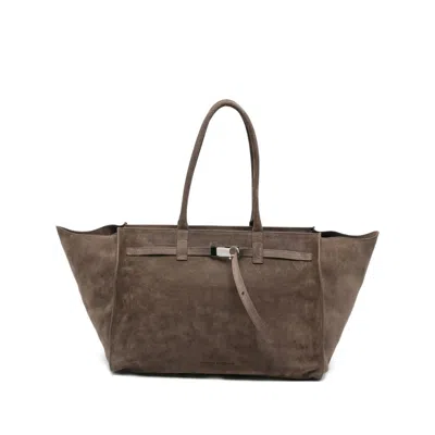 Benedetta Bruzziches Mame Weekend Top Handle Shoulder Bag In Brown
