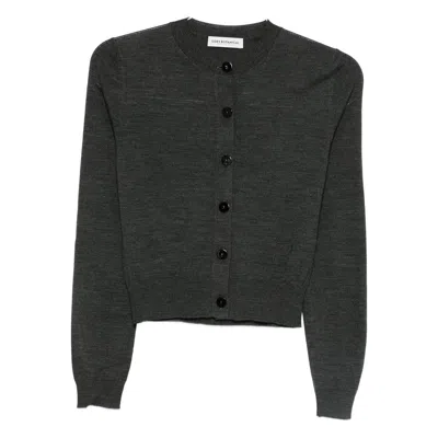 Goes Botanical Cardigan Mit Rundem Ausschnitt In Black