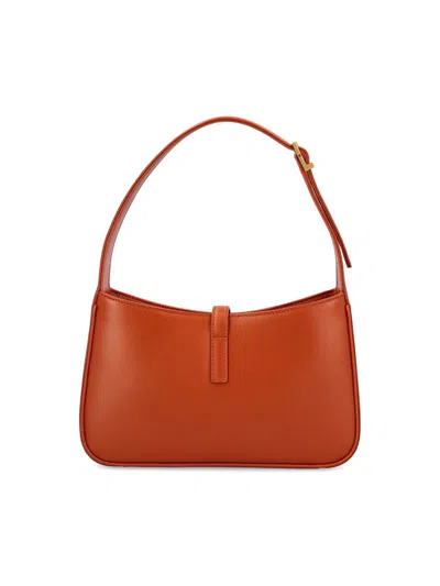 Saint Laurent Mini Bag Queens Calf Adjustable Strap In Brown