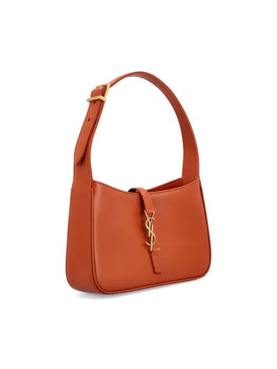 Saint Laurent Mini Bag Queens Calf Adjustable Strap In Brown