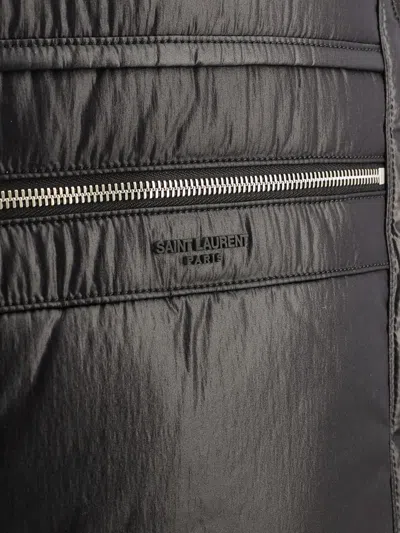 Saint Laurent Versatile Backpack Featuring Adjustable Straps In Black