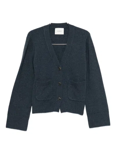 Lisa Yang Danni Cashmere Cardigan In Blue