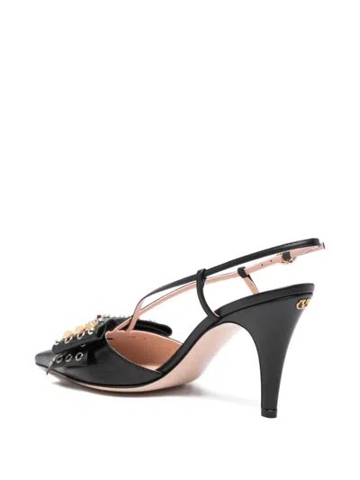 Valentino Garavani With Heel Black In Black