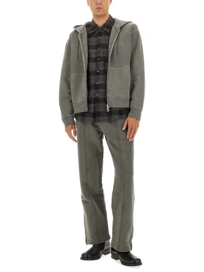Our Legacy Long Sleeve Checked Shirt With Chest Pocket In Multi