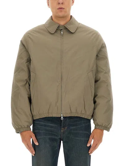 Our Legacy Avenue Puffa Jacket In Solaro Fabric In Green