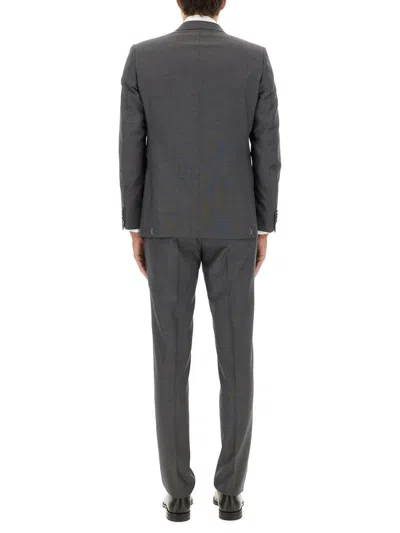 Zegna Wool Dress In Gray