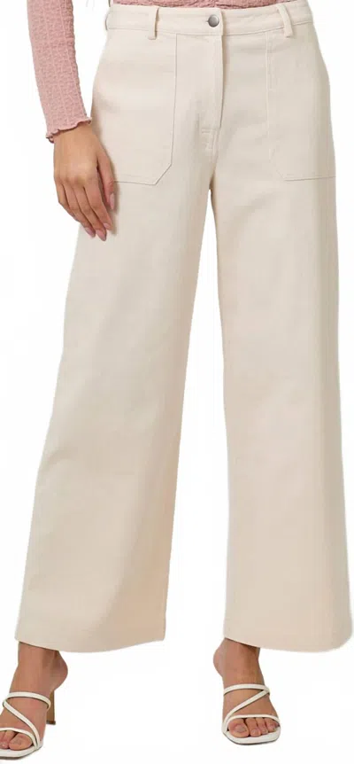 Mystree Women's Trouser In Beige In Brown