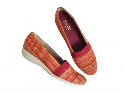 Munro Women's Bonita Slip On Sneakers In Red Multi In Brown