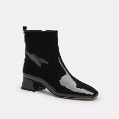 Coach Outlet Block Heel Bootie In Black