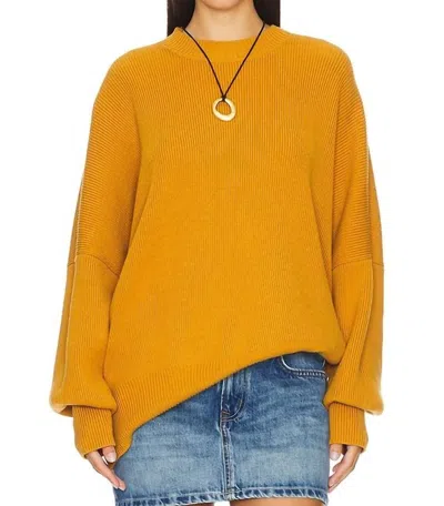 Free People Easy Street Tunic In Inca Gold In Animal Print
