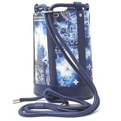 Pre-owned Louis Vuitton Blue Backpack Shoulder Bag ()
