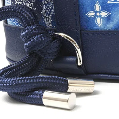 Pre-owned Louis Vuitton Blue Backpack Shoulder Bag ()