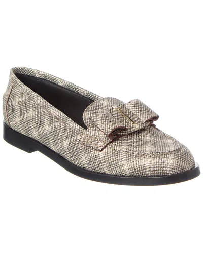 Ferragamo Vivaldi Loafer In Gray
