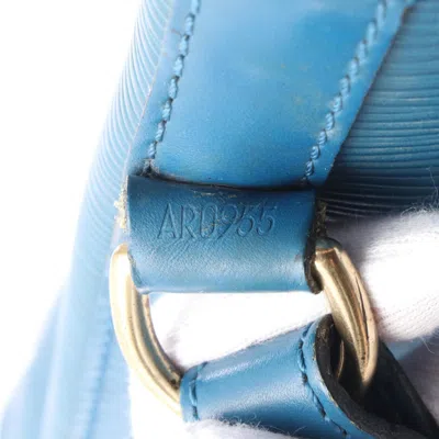 Pre-owned Louis Vuitton Blue Leather Shoulder Bag ()