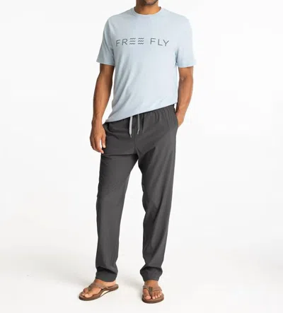 Free Fly Men's Breeze Pants In Black Sand In Gray