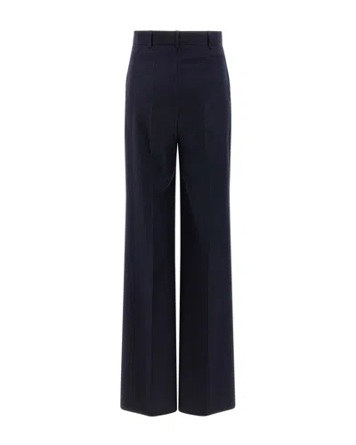 Max Mara Pantalone Medium Blu In Blue