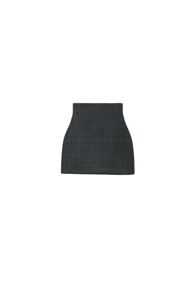 Aniye By Checked Mini Skirt In Gray