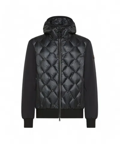 Peuterey Koons Kj Bmat Bomber Jacket Blue Graphite In Black