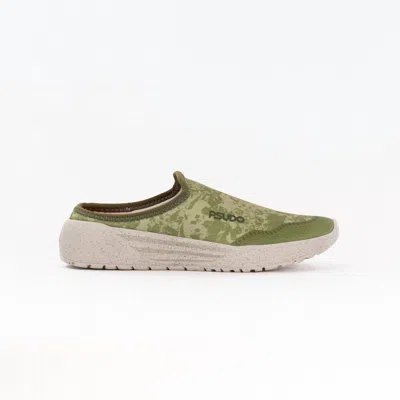 Psudo Women's Dune Mule Shoes In Olive Leaf In Green