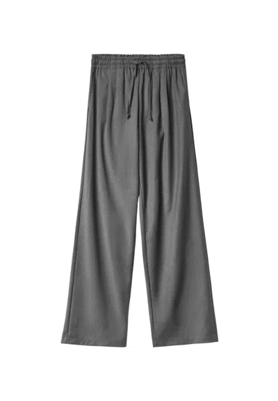 Hinnominate Women's Over Pants  With Elastic In Gray