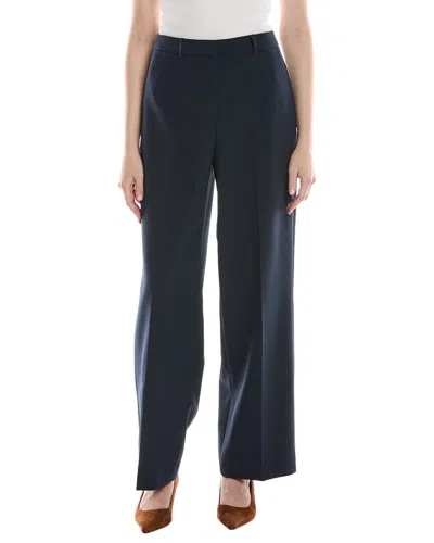 Kenneth Cole Luxe Twill Pant In Blue