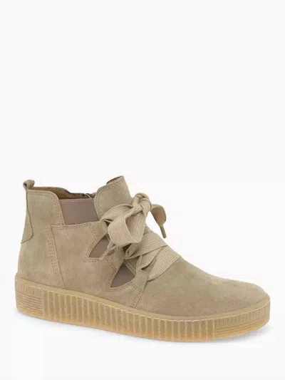 Gabor Women's Lance Platform Bootie In Beige In Neutral