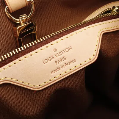Pre-owned Louis Vuitton Brown Monogram Coated Canvas Tote Bag ()