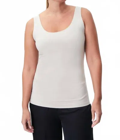 Joseph Ribkoff Solid Tank Top In Beige In White