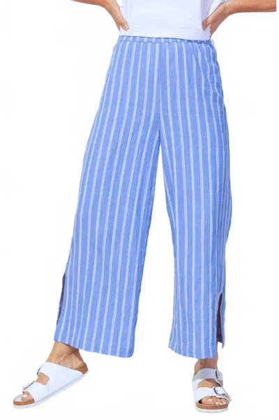 Escape By Habitat Catalina Stripe Cabana Pants In Riveria In Blue