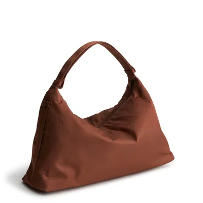 Vera Bradley Outlet Nylon Marcelle Shoulder Bag In Brown