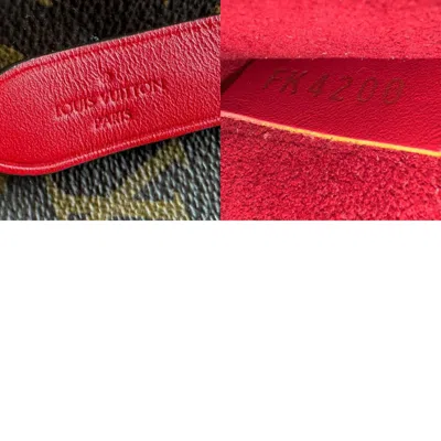 Pre-owned Louis Vuitton Brown Monogram Red Color Monogram Shoulder Bag ()