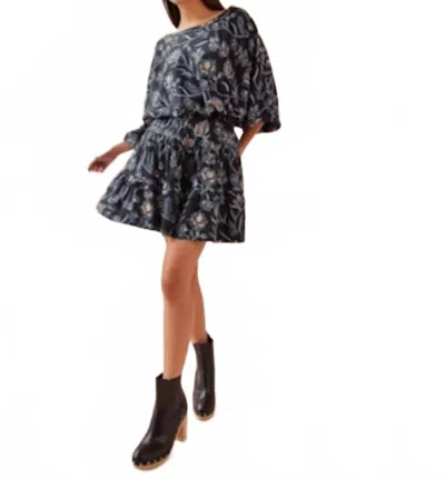 Omika Women's Sam Mini Skirt In Sofi Midnight In Blue