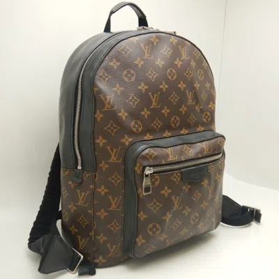 Pre-owned Louis Vuitton Brown Pvc Backpack ()
