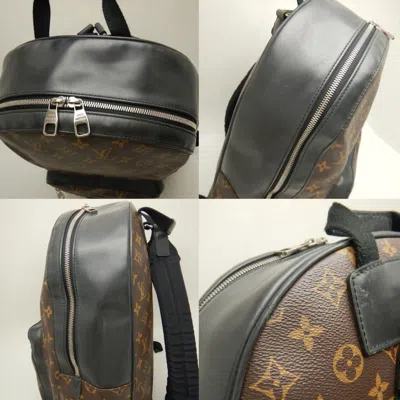 Pre-owned Louis Vuitton Brown Pvc Backpack ()