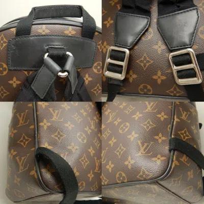 Pre-owned Louis Vuitton Brown Pvc Backpack ()