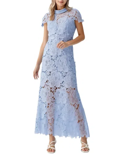 Kayla Paris Midi Dress In Blue