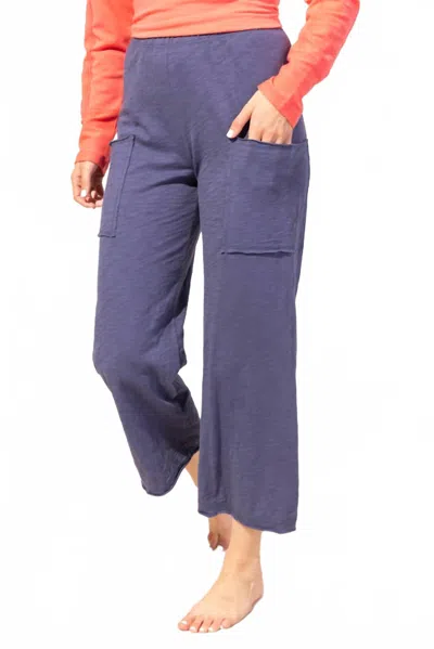 Escape By Habitat Peruvian Cotton Magic Pant In Navy In Blue