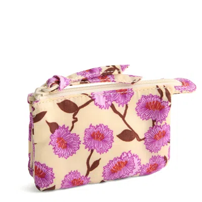 Vera Bradley Outlet Nylon Accordion Card Case In Brown