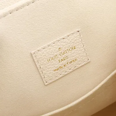 Pre-owned Louis Vuitton Cream White Monogram Empreinte Leather Backpack ()