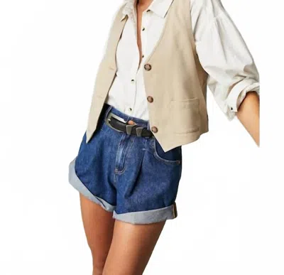 Free People Danni High Rise Short In Stargaze In Multi