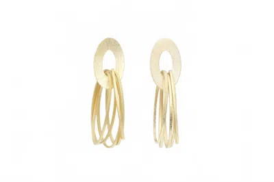 Avenue Chic Women's Multi Oval Stud Earrings In Gold In Gold