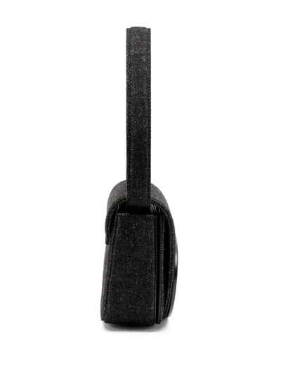 Diesel Women 1dr Leather Shoulder Bag In Black