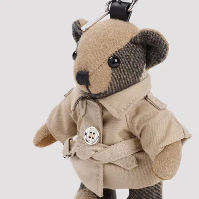 Burberry Thomas Keychain In Brown