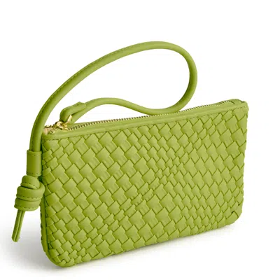Vera Bradley Outlet Woven Faux Leather Knotted Wristlet In Multi